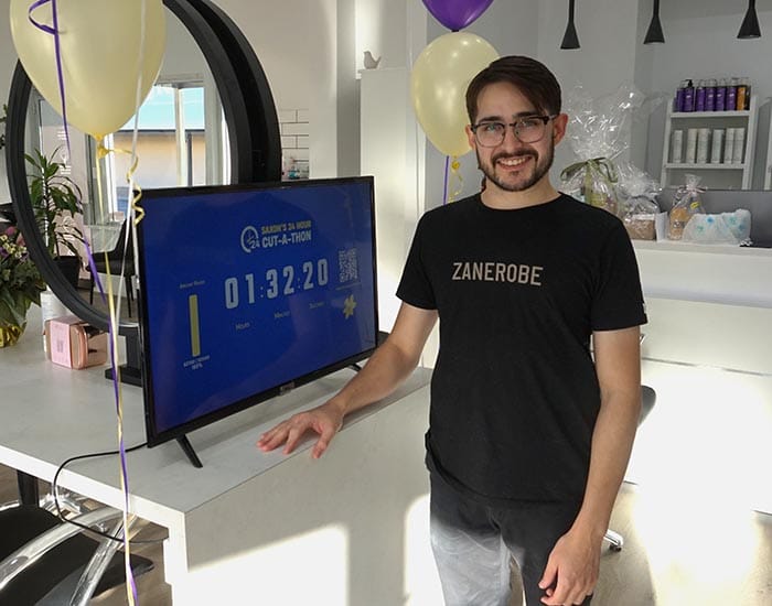 Kadina barber’s 24-hour cut-a-thon raises $4000 for lymphoedema