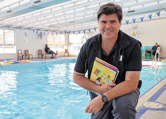 Encouraging ostomates to keep swimming