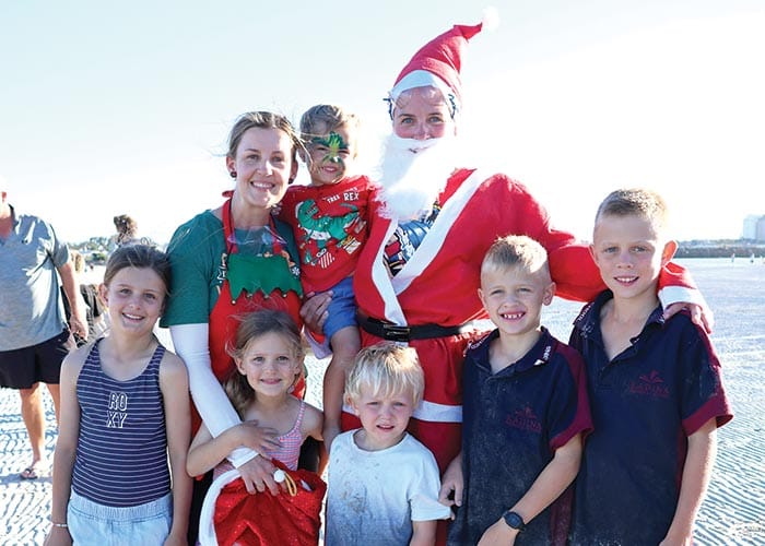 Santa’s special delivery at North Beach
