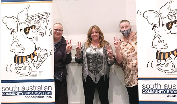 Local radio reps at conference
