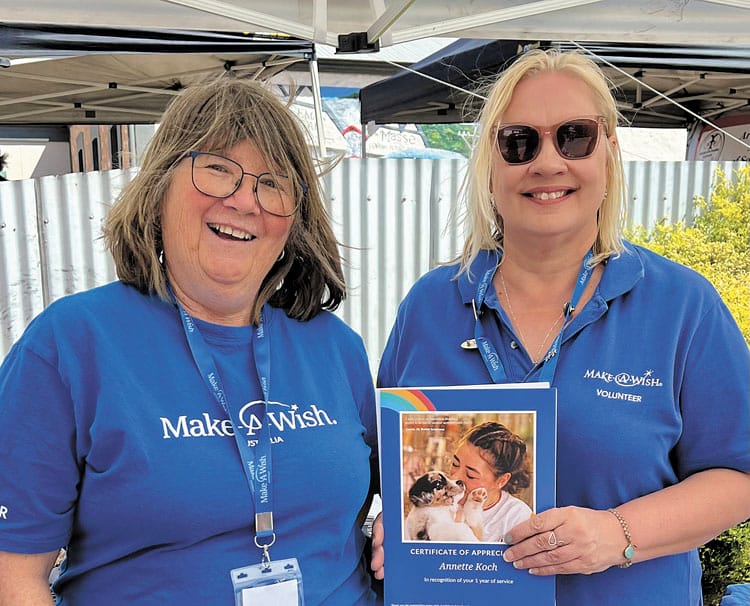 Make-A-Wish YP branch volunteer milestone