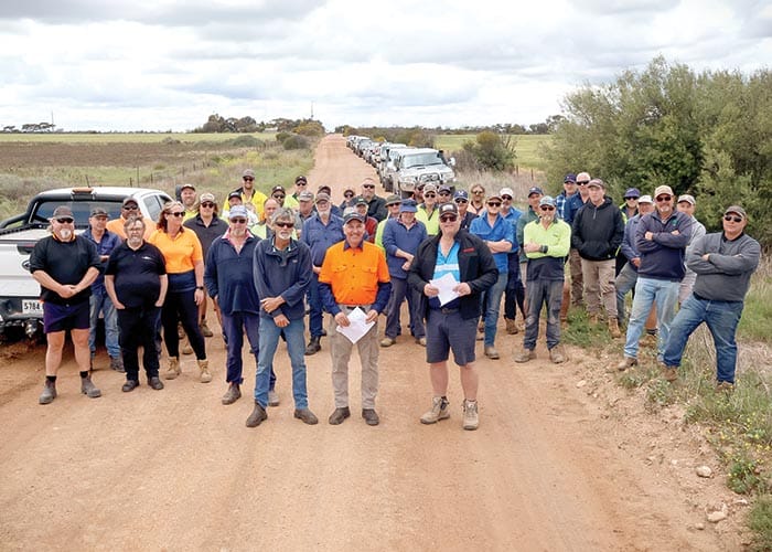Band-aid fix for dirt roads