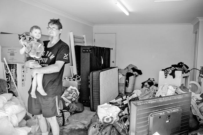 Rent crisis looms over young family
