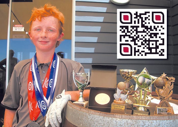 Levi Ashton striving for golf glory