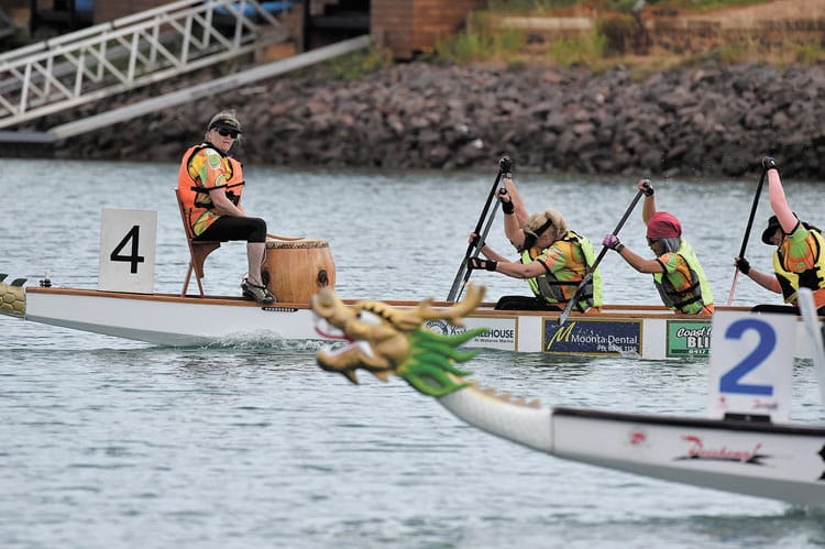 Dragon boats Wallaroo Marina Challenge