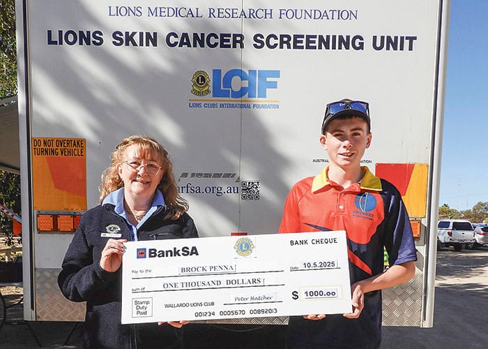 Lions Club backs young talent