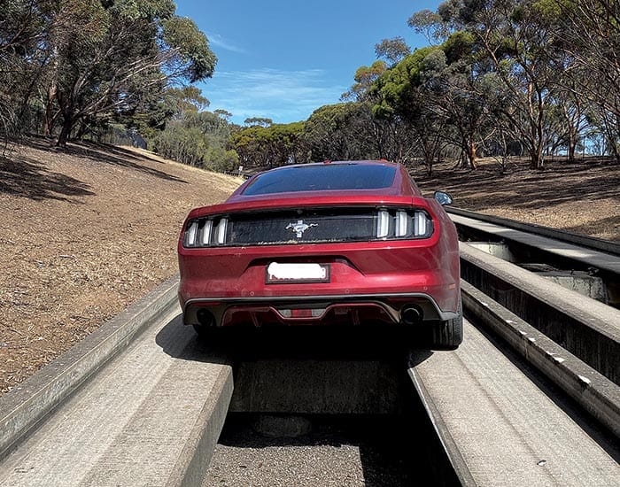 Police News... Stolen car driven onto O-Bahn track