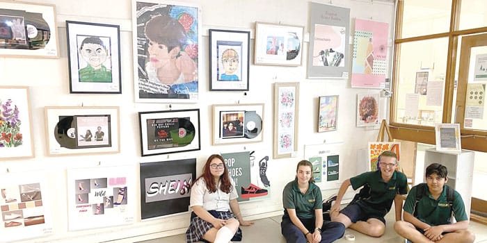 Harvest’s artwork on display