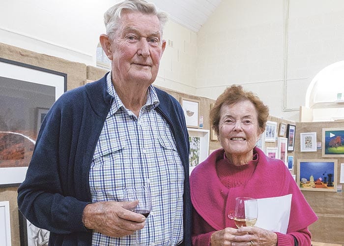 Big crowds at inaugural art show
