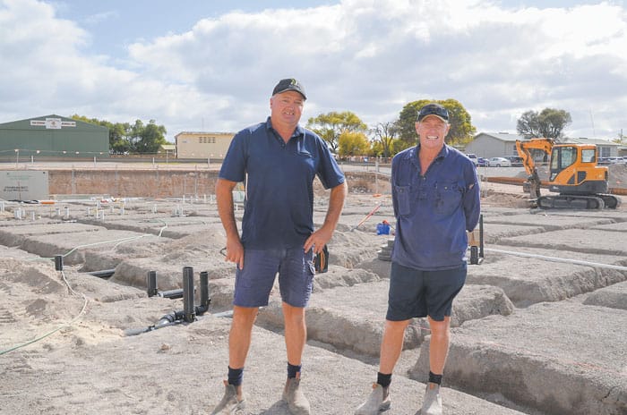 Club construction begins