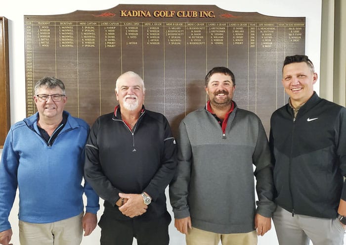 Kadina Golf Club men’s open
