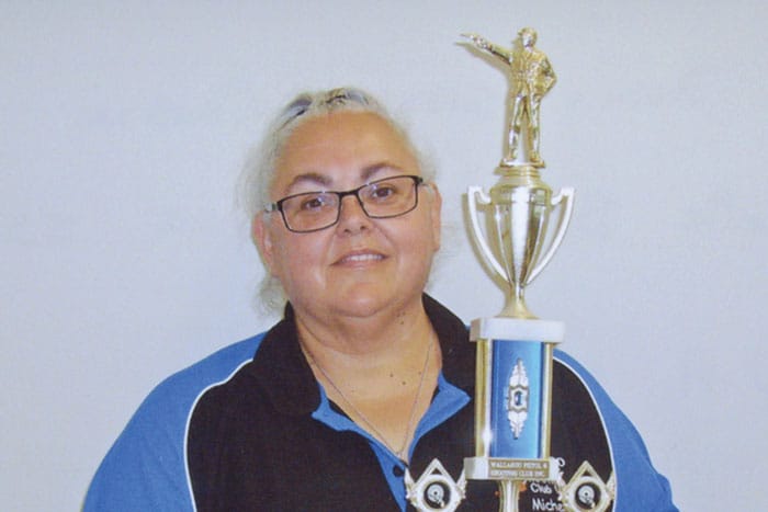 Sieben scores air pistol trophy