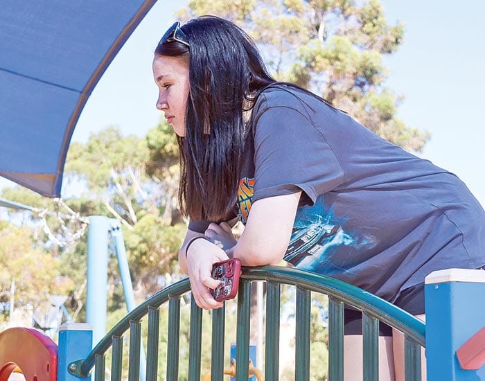 Too old for the playground