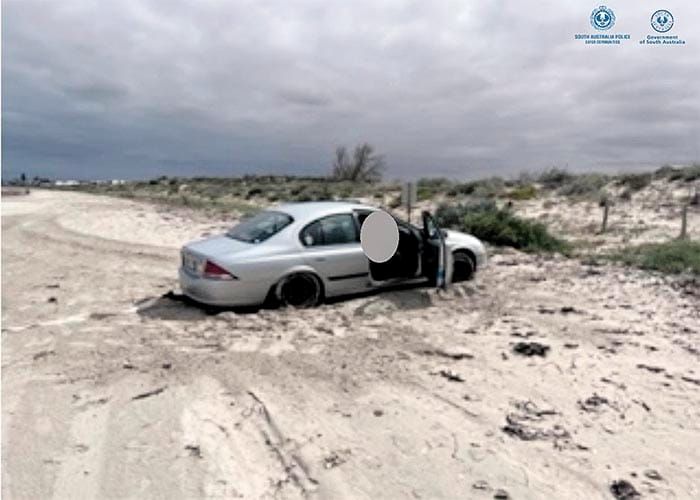Hoon bogged on North Beach
