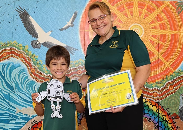 Wallaroo learns to speak robot