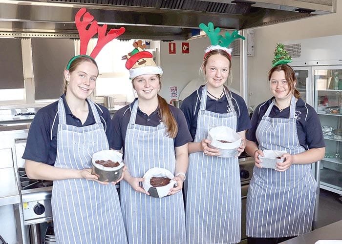 Moonta Area School students bake Christmas cheer