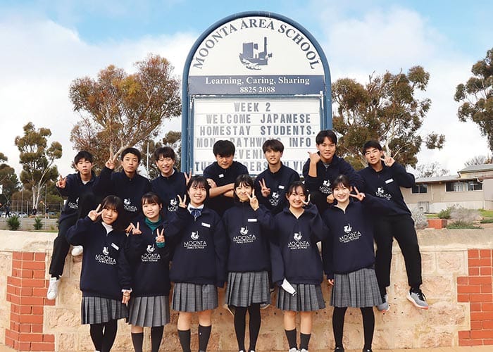 Japanese exchange program lands at Moonta