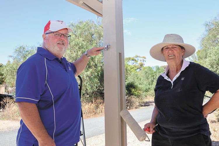 Vandals target shared paths
