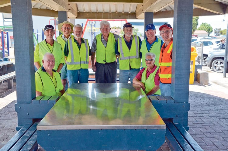 New tabletops at Port Vincent