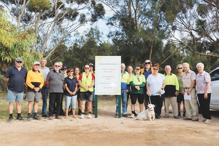 New sign goes up at McCauley Park