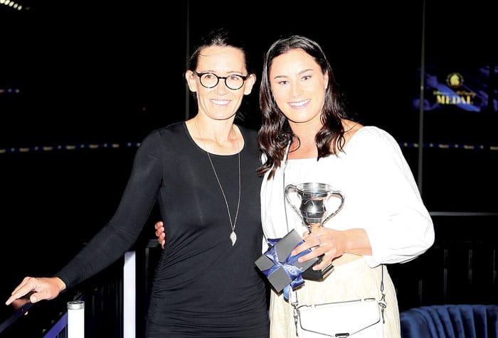 Inaugural Lauren Ebsary Award presented at SACA trophy night