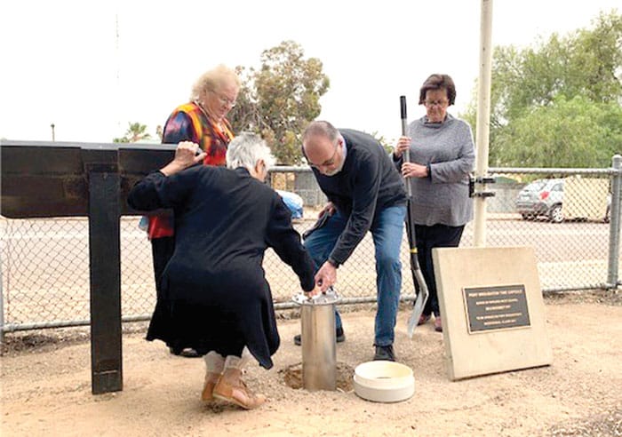 Time capsule buried at Port Broughton