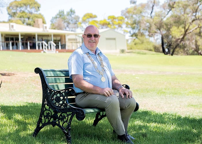 Rodney Reid recognised for decade as mayor
