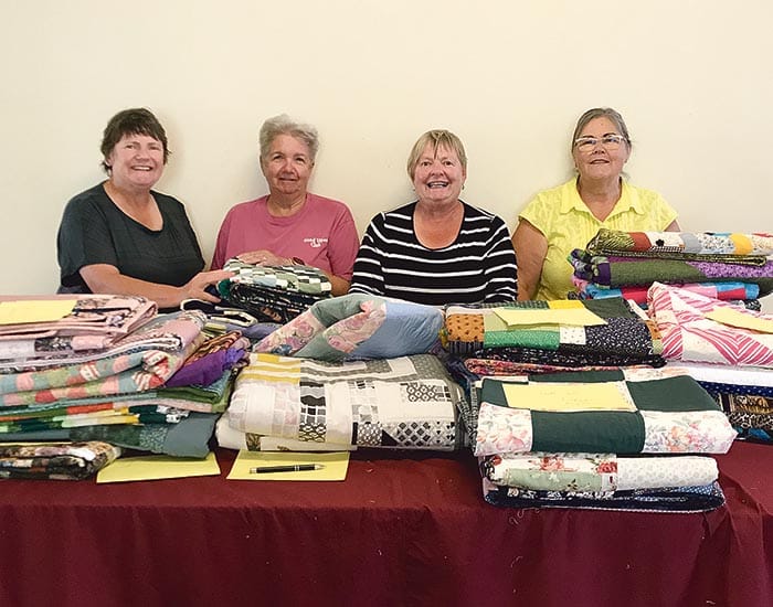 Golden Harvest quilts for charity