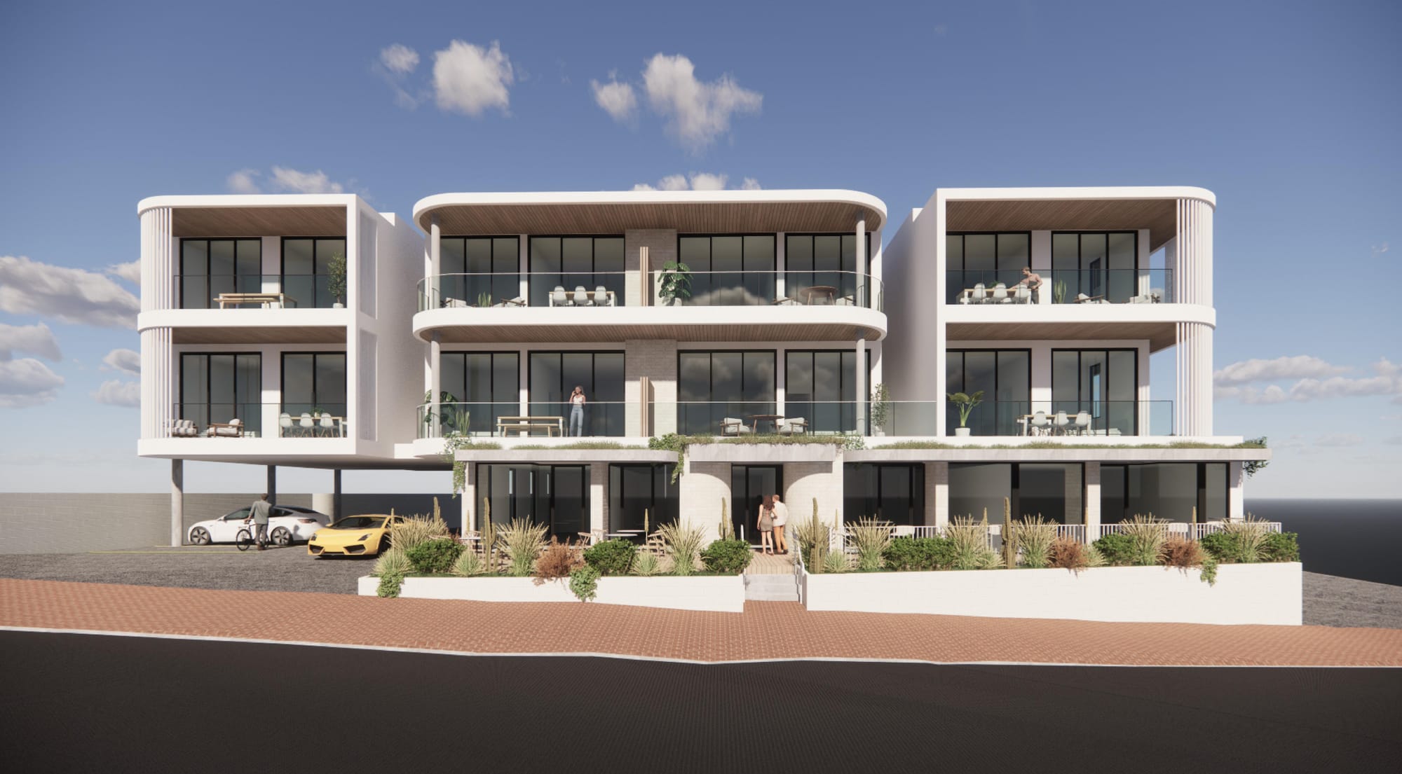 Moonta Bay building upwards