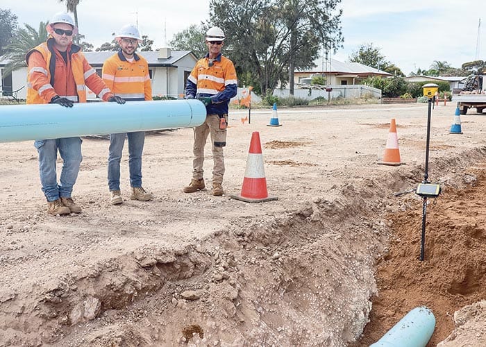 New water main for Milne Terrace