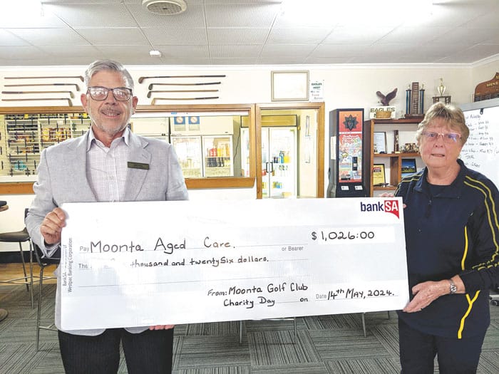 Hitting off for Moonta Aged Care