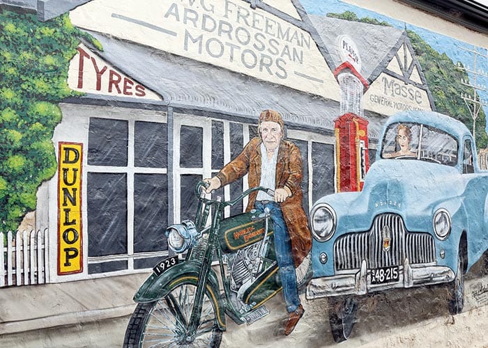 Custodian of a piece of town history