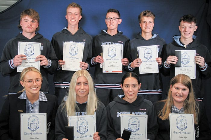 Students rewarded at Minlaton District School