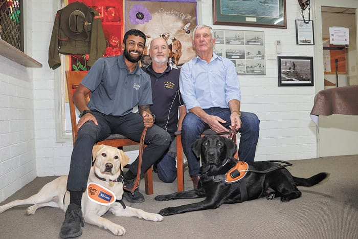 Paws up for puppy program