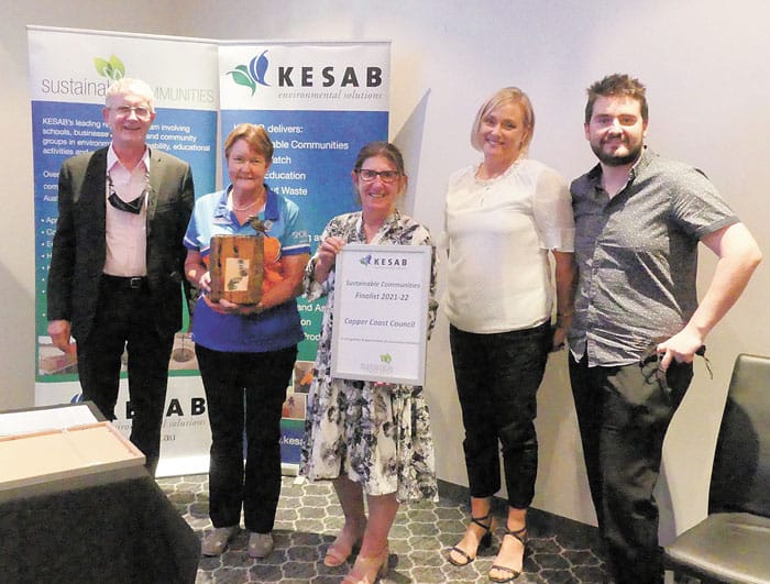 Copper Coast earn KESAB recognition