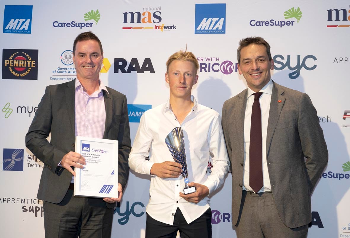 Sam Pearce named SA’s Apprentice of the Year