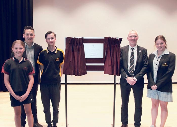 Stage set after KMS building opening