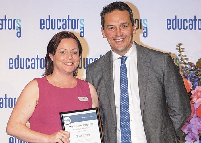 KMS teachers praised at Educators SA Awards