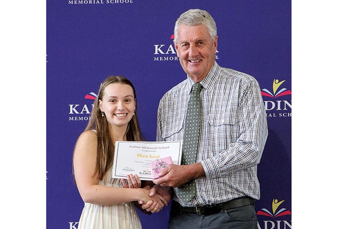 Kadina Memorial School leadership inductions
