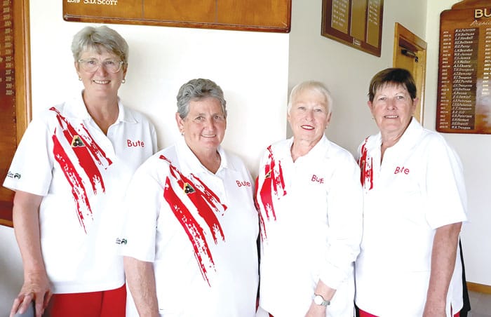 Bowls: Women’s drawn pairs at Bute Bowling Club