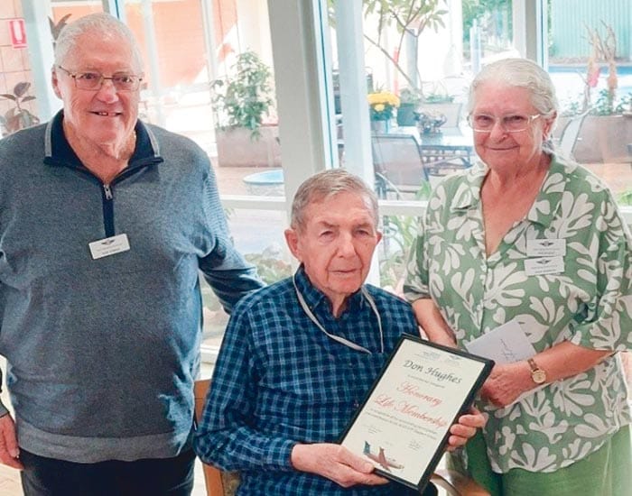 Don honoured for life