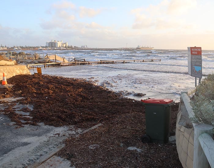 High tide slams YP coast