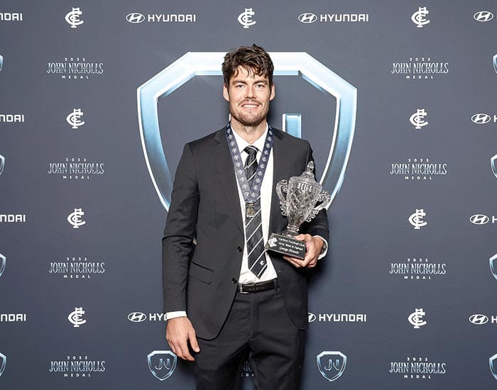 George Hewett is Carlton’s B&F
