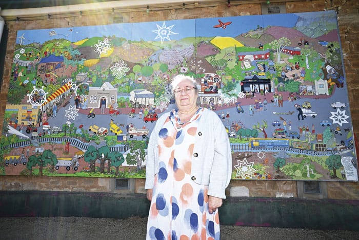 Snowtown captured in mural