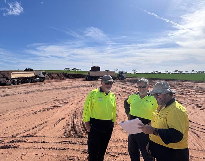 Work resumes on Port Broughton industrial land