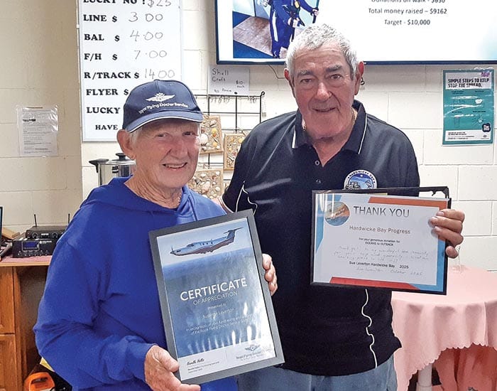 Outback walk raises over $10k for RFDS