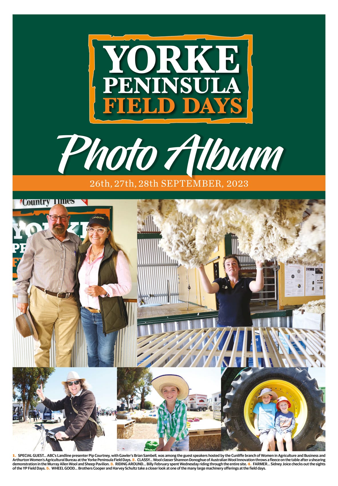Yorke Peninsula Field Days 2023 Photo Album