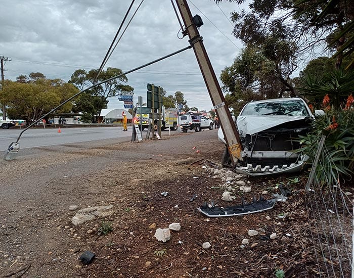 Police News... Driver reported after crash cuts power to multiple towns