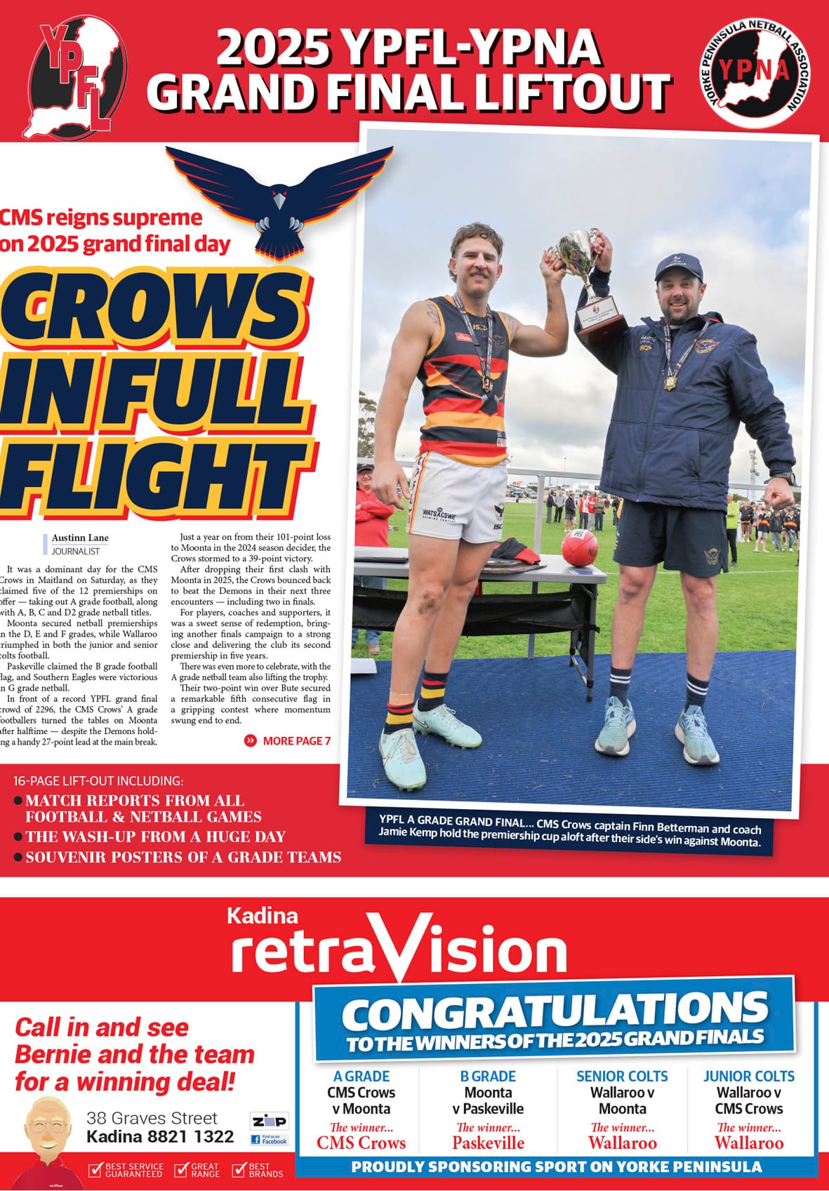 YPFL-YPNA 2025 Grand Final Lift-out