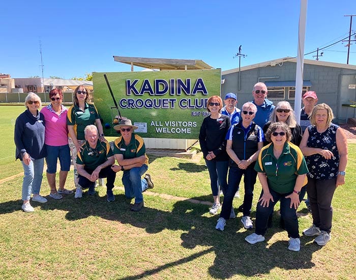 Action at the Hoops on Hallett Kadina